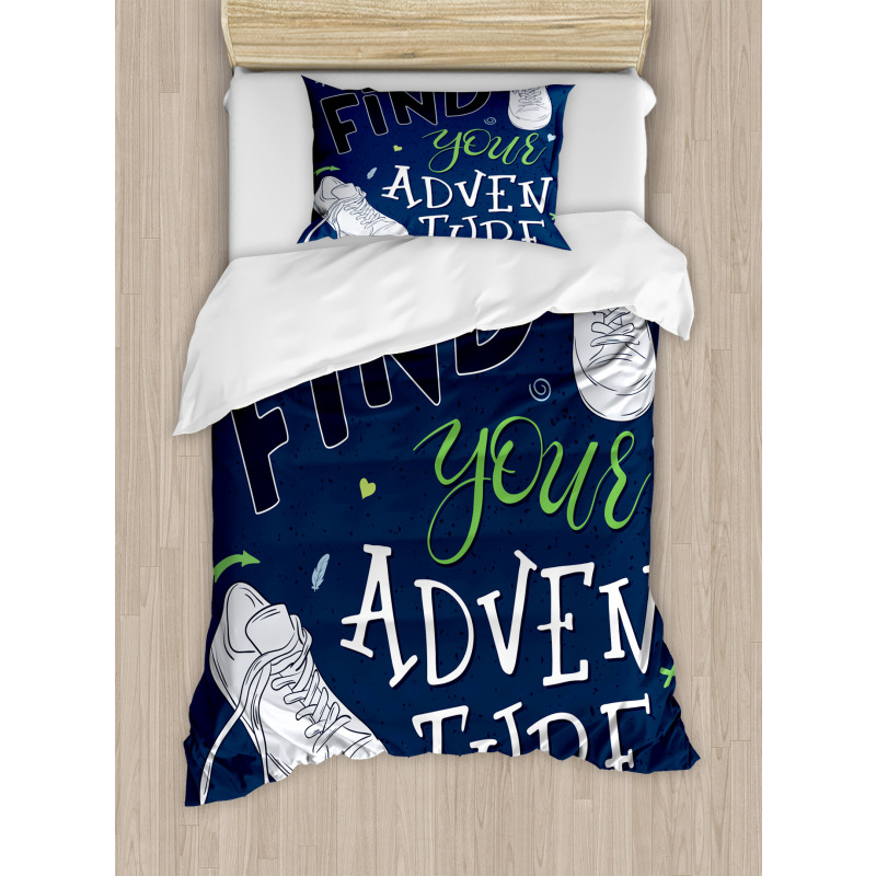 Forest Sneakers Youth Duvet Cover Set