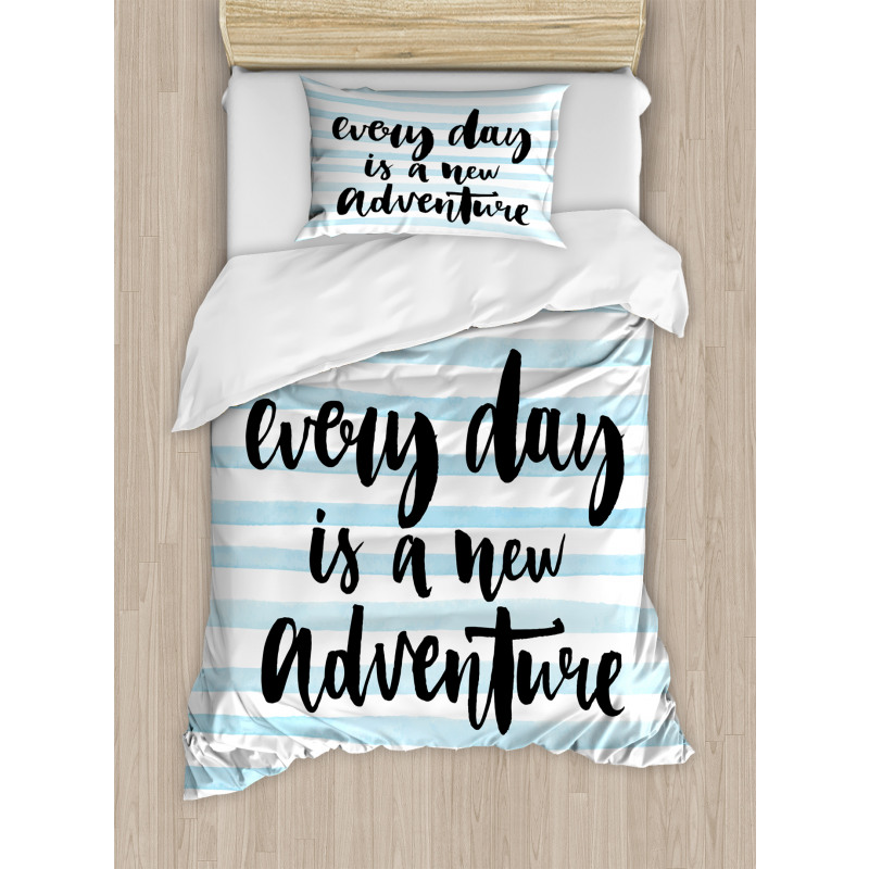 Life Inspiration Art Duvet Cover Set