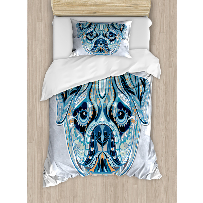 Pattern Dog Duvet Cover Set