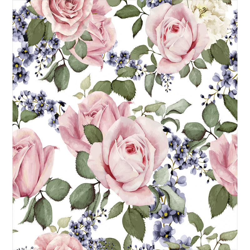 Flourishing Pink Flora Duvet Cover Set