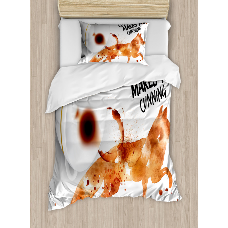 Cunning Animal Drink Duvet Cover Set