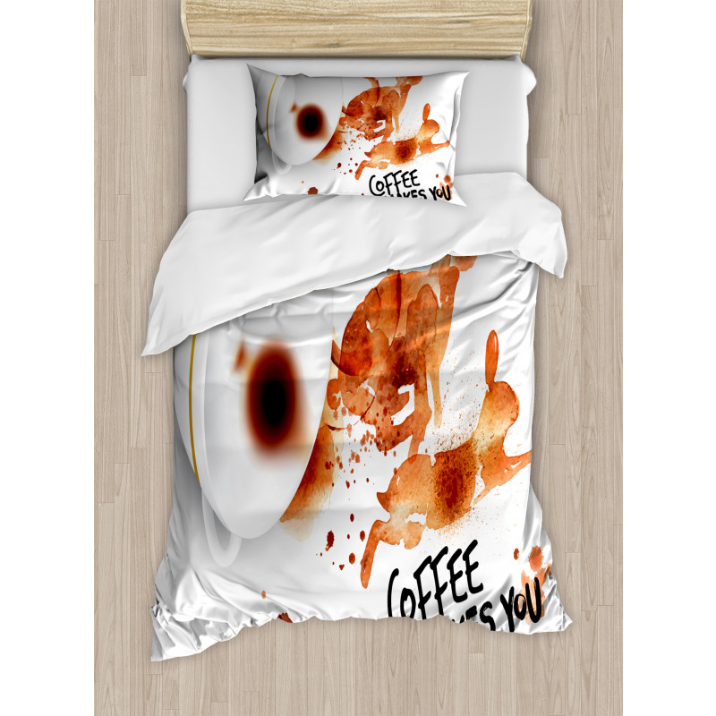 Drink Be Inspired Duvet Cover Set