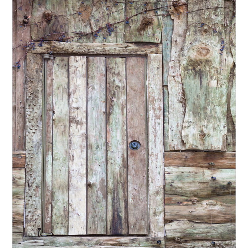 Old Barn Door Cottage Duvet Cover Set