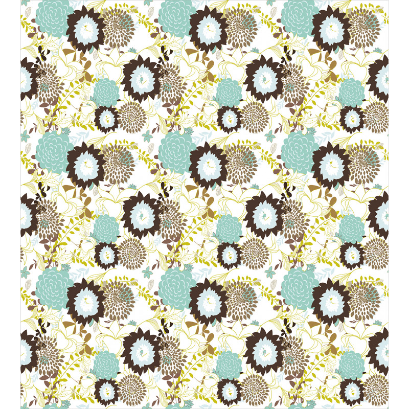 Abstract Ornate Flower Duvet Cover Set