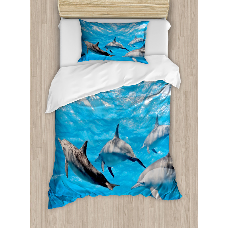 Happily Swimming Fish Duvet Cover Set