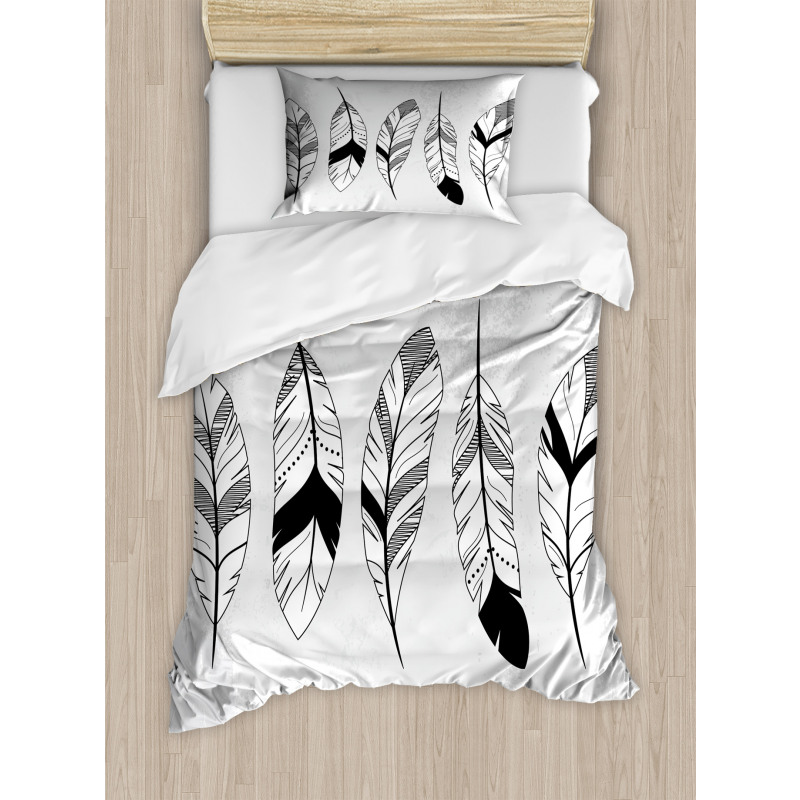 Doodle Triangle Duvet Cover Set