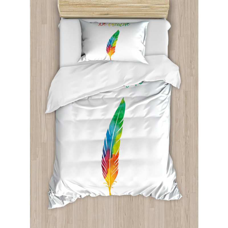 Rainbow Quill Creative Duvet Cover Set