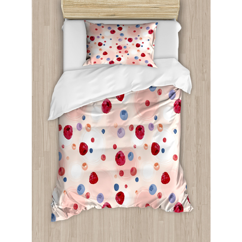 Berries Food Abstract Duvet Cover Set