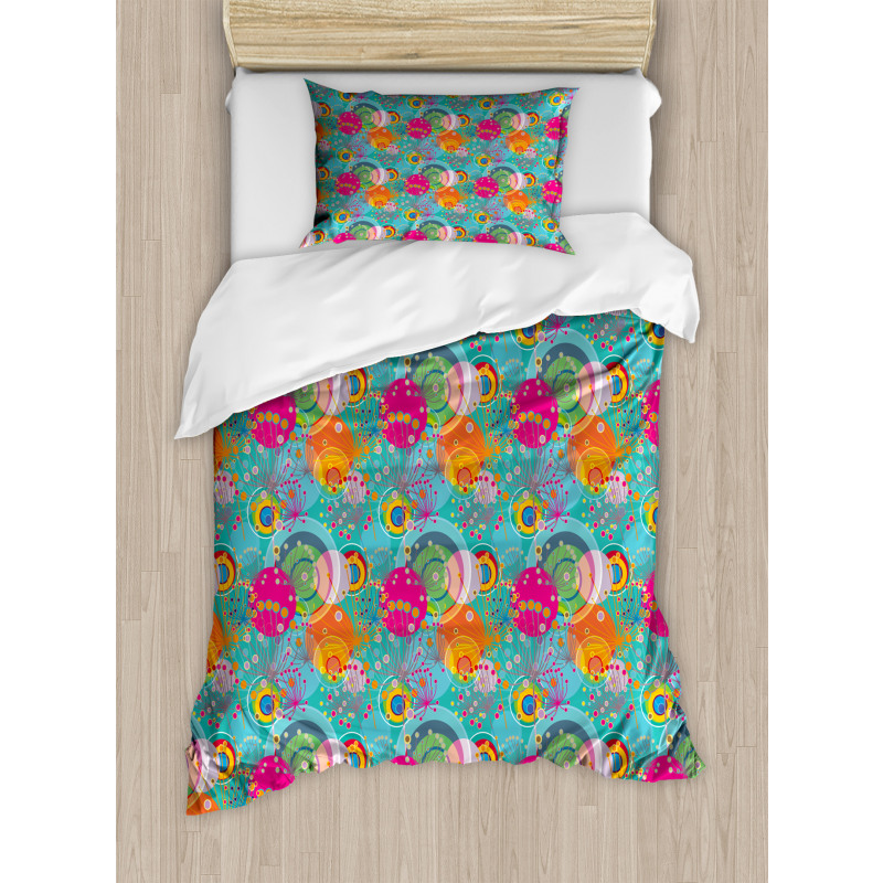 Dandelion Vibrant Spring Duvet Cover Set