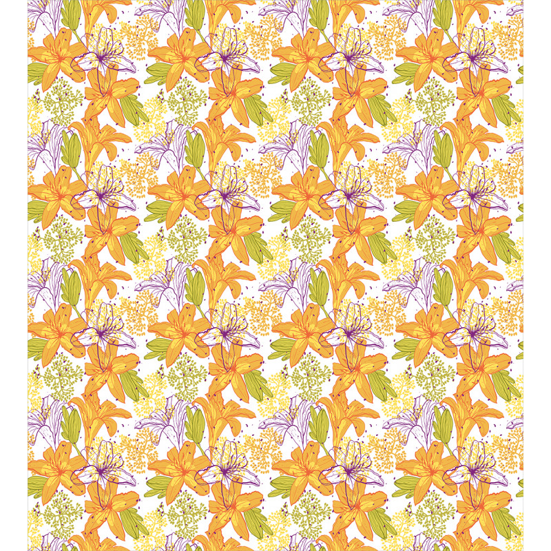 Lily Petals Exotic Bloom Duvet Cover Set