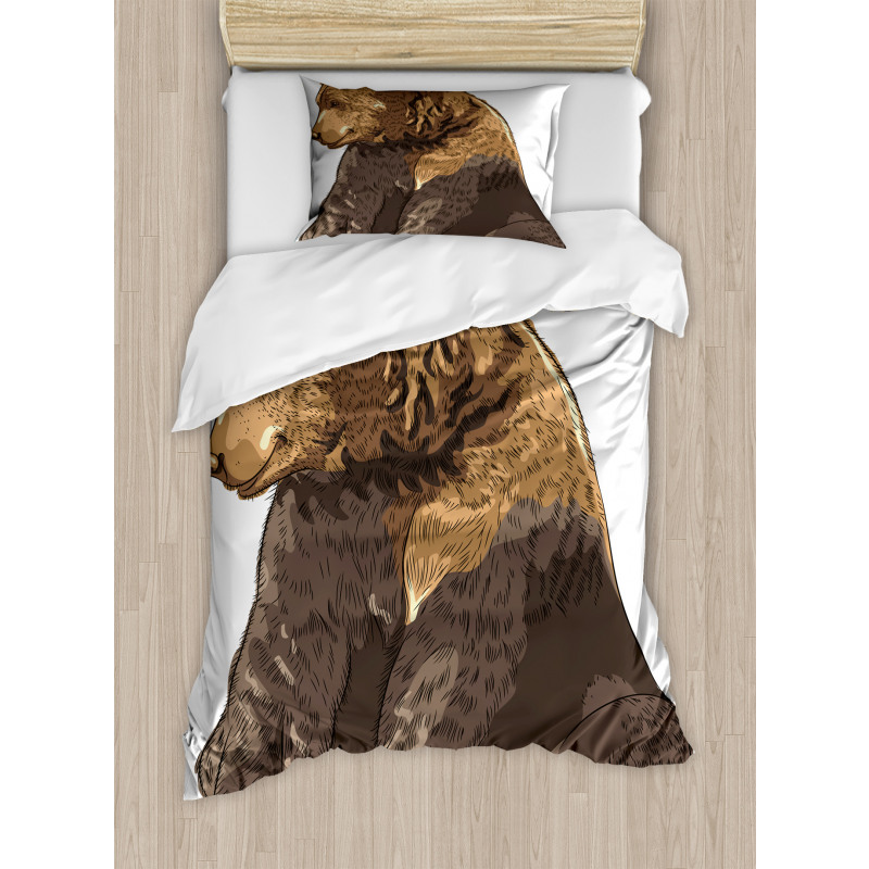 Wildlife Beast Cartoon Duvet Cover Set