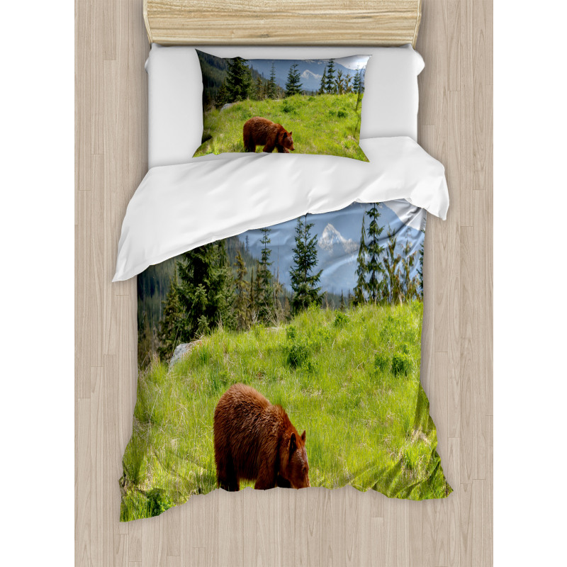 Fur Animal Nature Habitat Duvet Cover Set