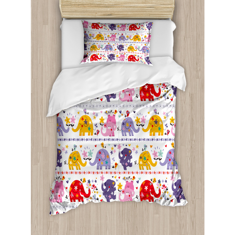 Happy Dancing Animals Duvet Cover Set