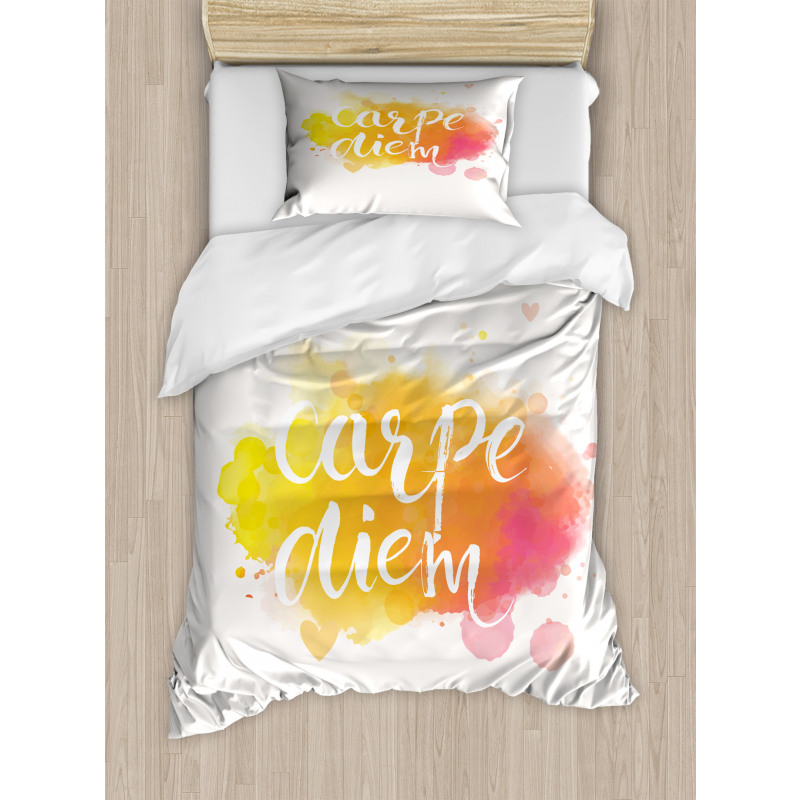 Carpe Diem Art Duvet Cover Set