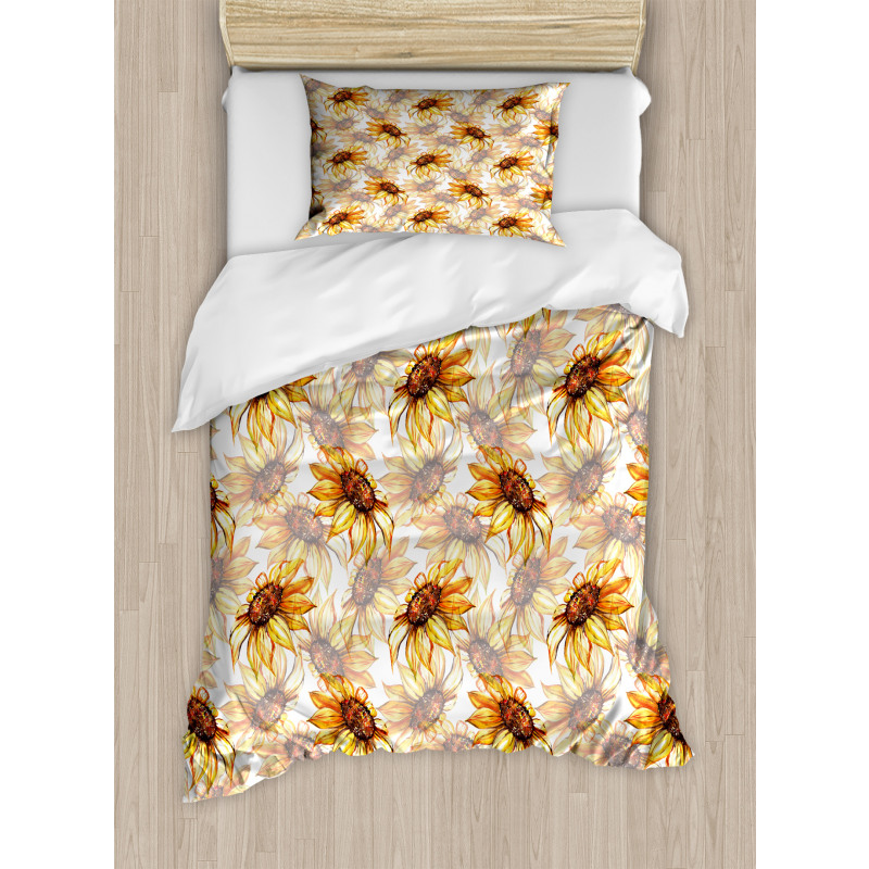 Sunflower Blossom Duvet Cover Set