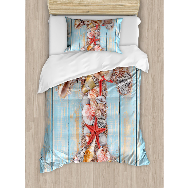 Marine T Invertebrates Duvet Cover Set