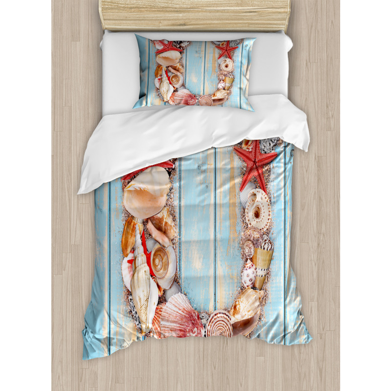 Underwater Coastal U Duvet Cover Set