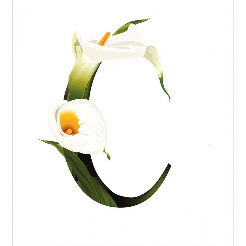 Calla Lilly Flower Duvet Cover Set