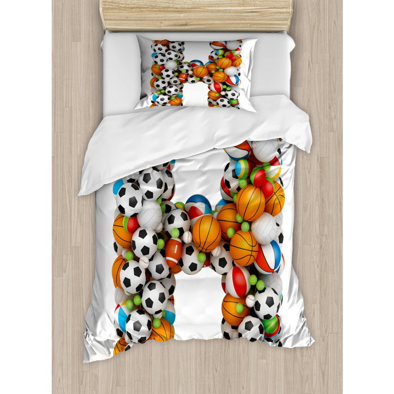 Gaming Balls Sports Duvet Cover Set