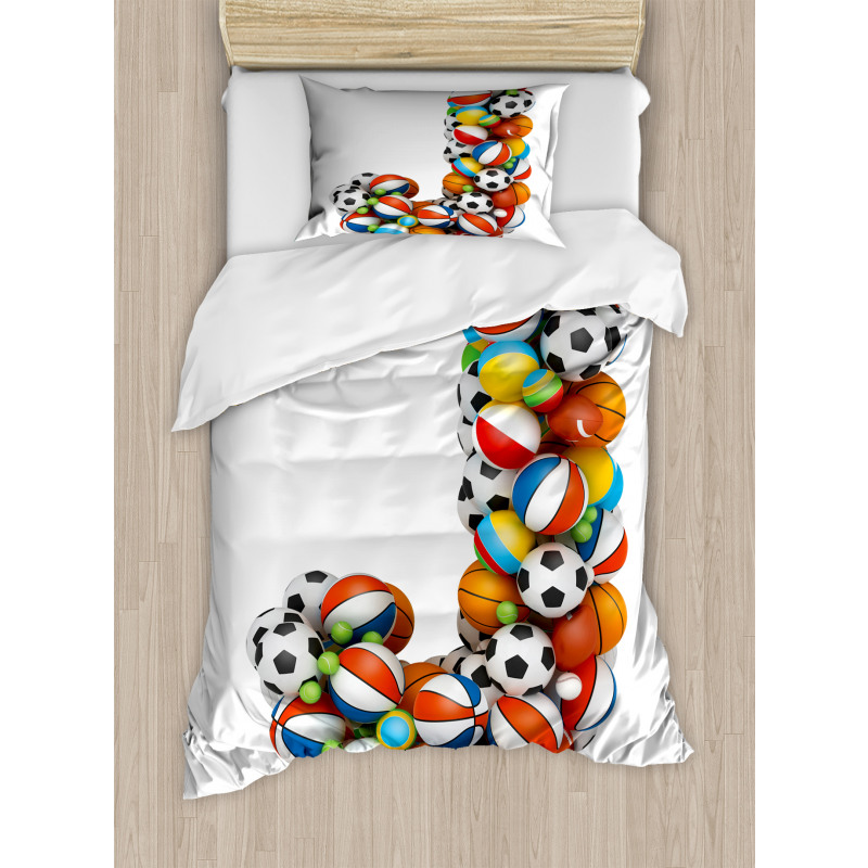 Sporting Theme J Duvet Cover Set