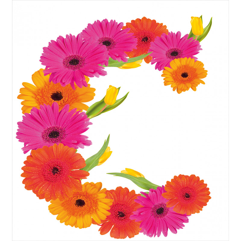 Vivid Floral Bouquet Duvet Cover Set