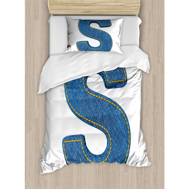 Retro Denim Concept Duvet Cover Set