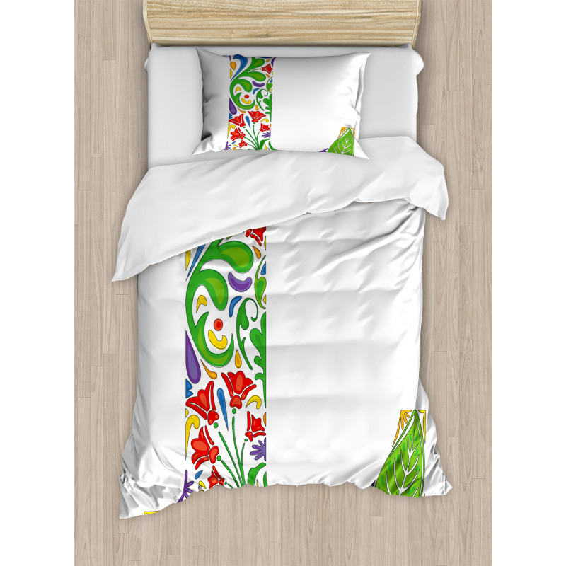 Leaf Blossom Duvet Cover Set