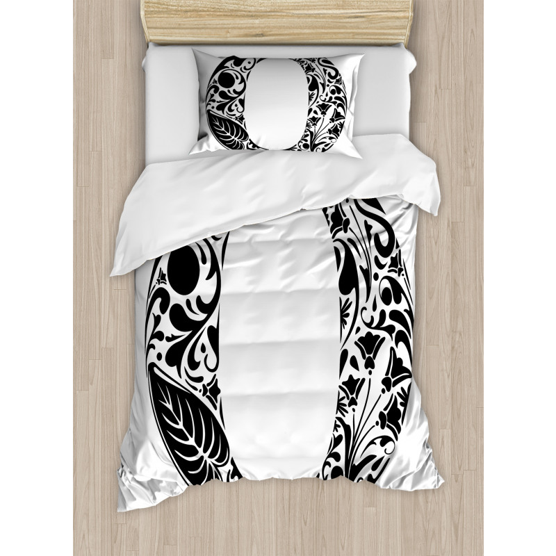 Classic Leaves Flora Duvet Cover Set