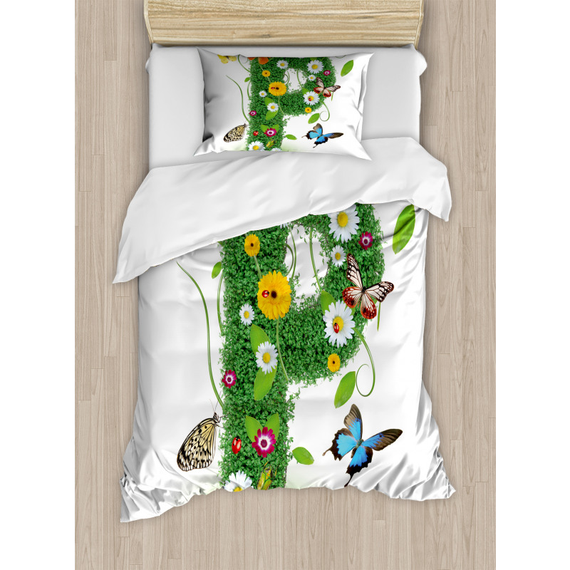 Lively Summer Wings Duvet Cover Set