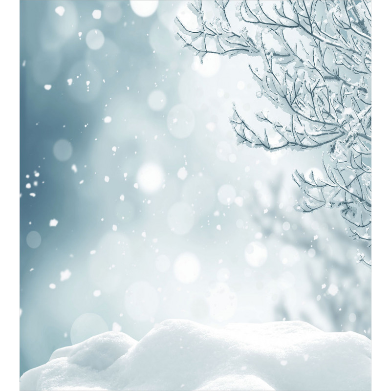Christmas Time Tree Snow Duvet Cover Set