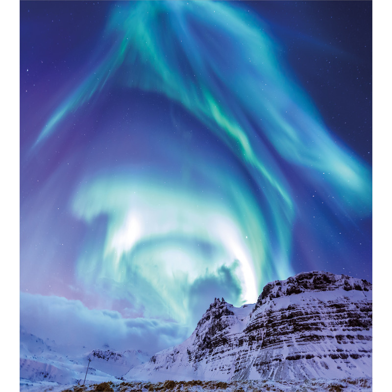 Aurora Borealis Iceland Duvet Cover Set