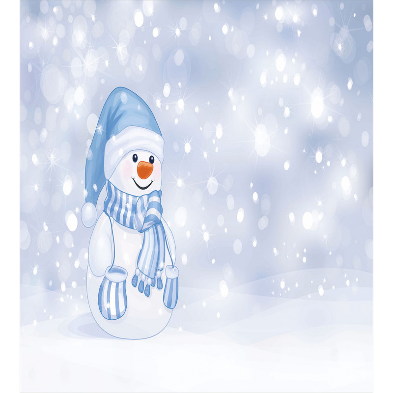 Toddler Snowman Cartoon Duvet Cover Set