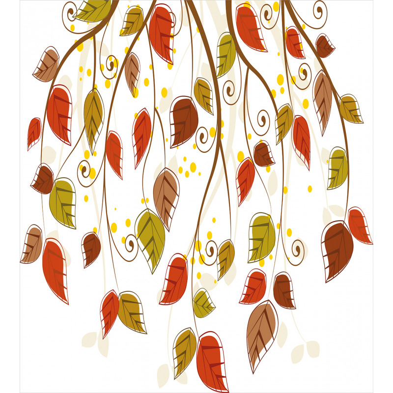 Branches Leaves Fall Duvet Cover Set