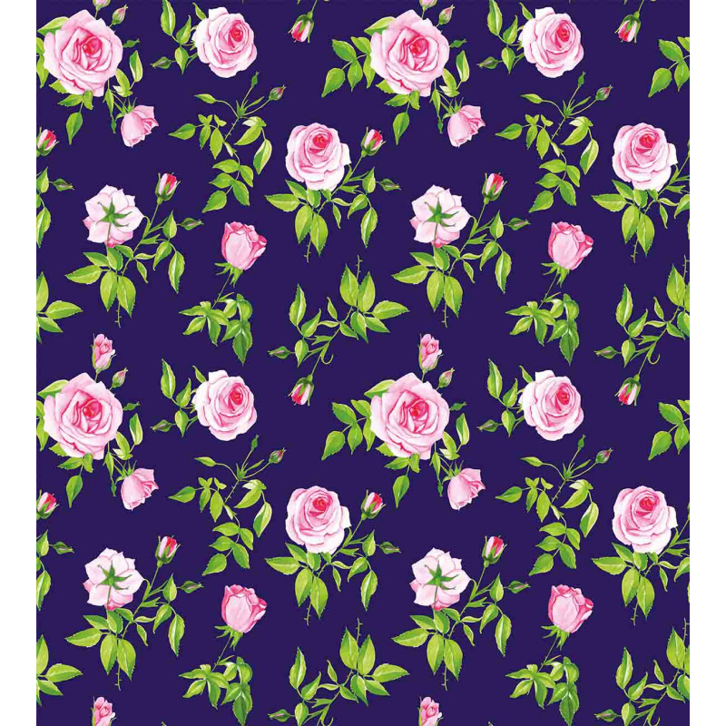 Vintage Roses Buds Duvet Cover Set