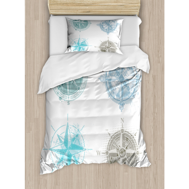 Windrose Marine Duvet Cover Set