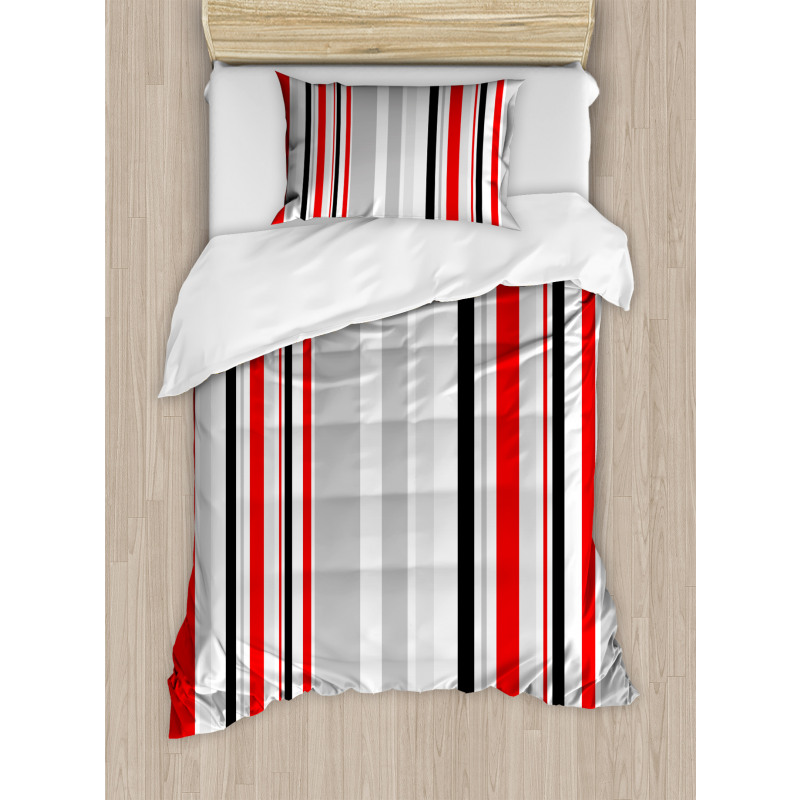 Retro Abstract Lines Duvet Cover Set