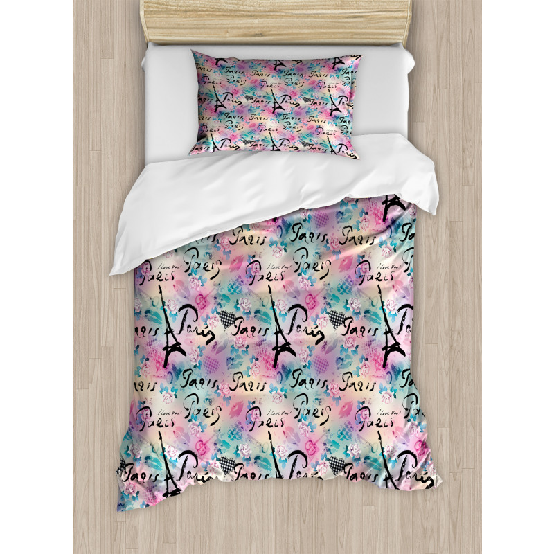 Rose Flowers Romantic Duvet Cover Set