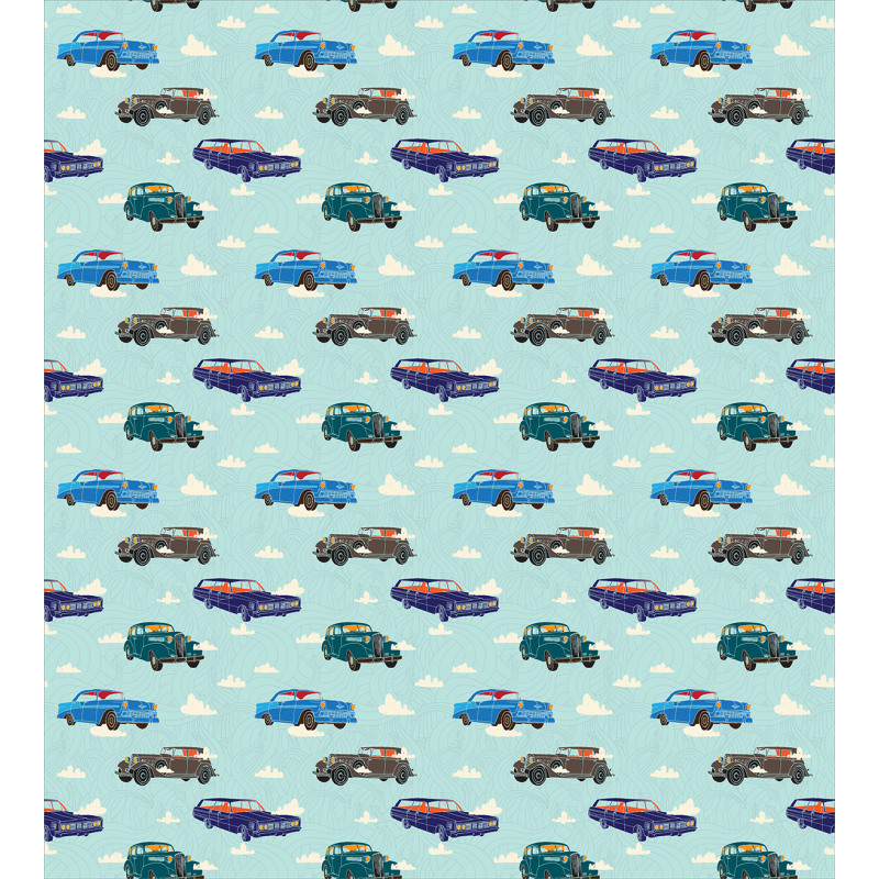 Abstarct Design Retro Ride Duvet Cover Set