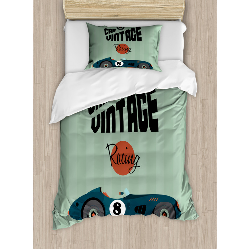 Classic Design Racing Duvet Cover Set