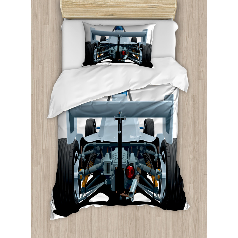 Super Fast Vehicle Back Duvet Cover Set