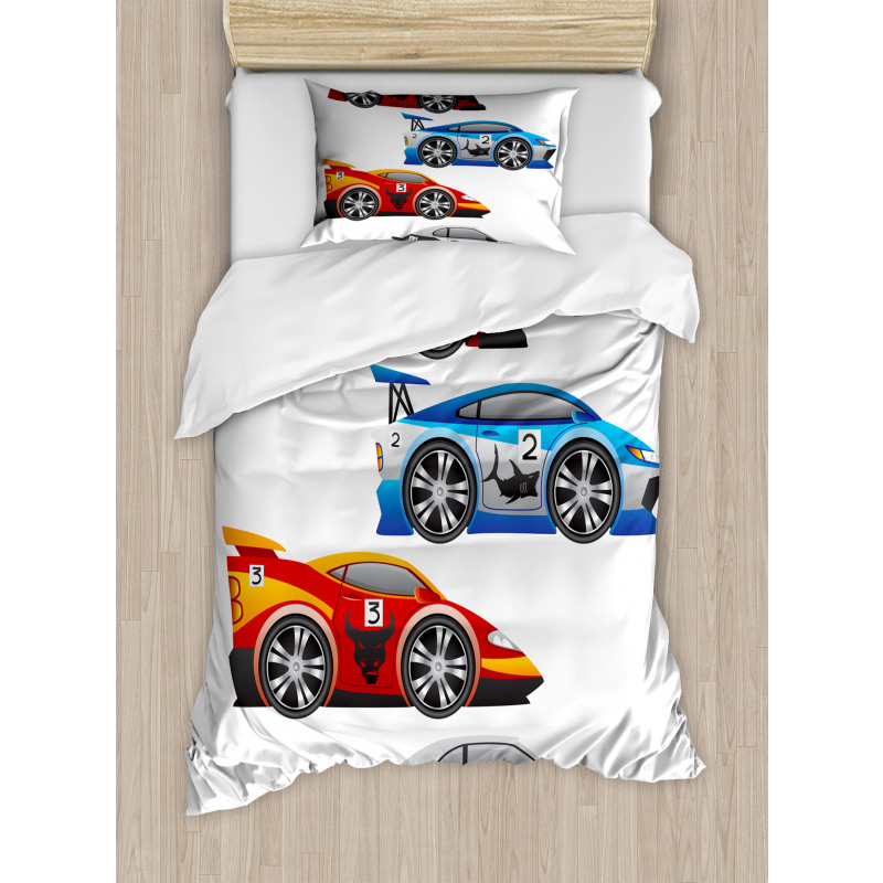 Formula Cars Technology Duvet Cover Set