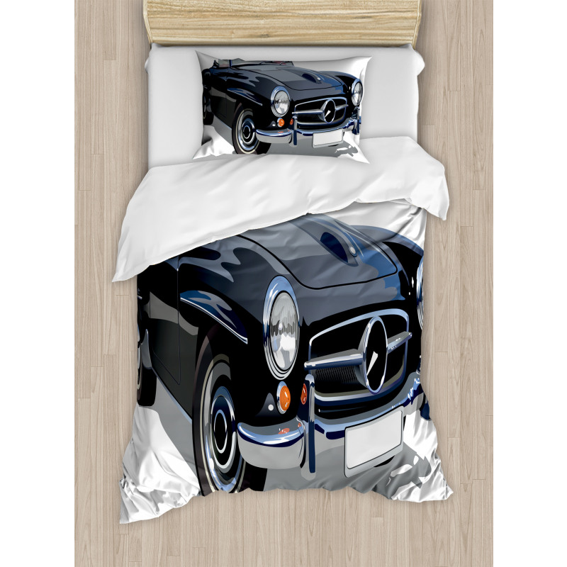 Classical Retro Vehicle Duvet Cover Set