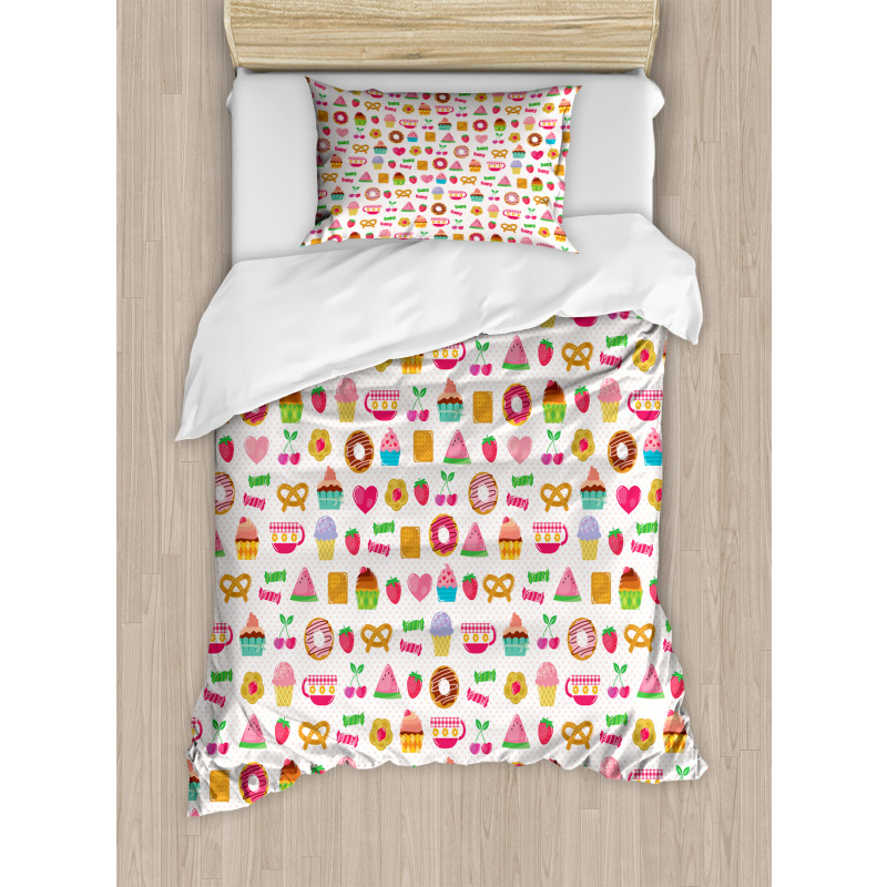 Candies Cookies Duvet Cover Set