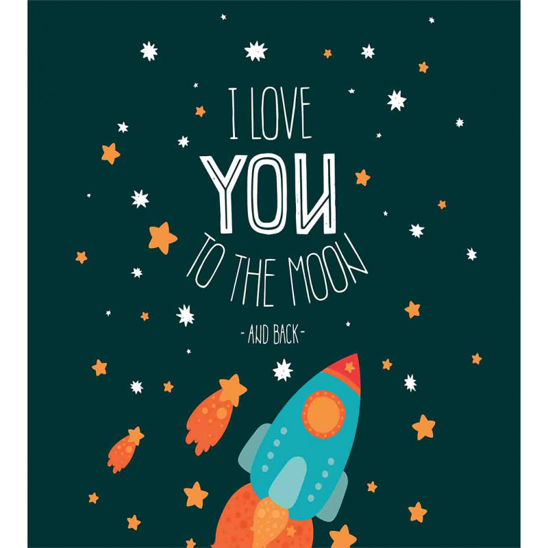 Rocket Cosmic Love Duvet Cover Set