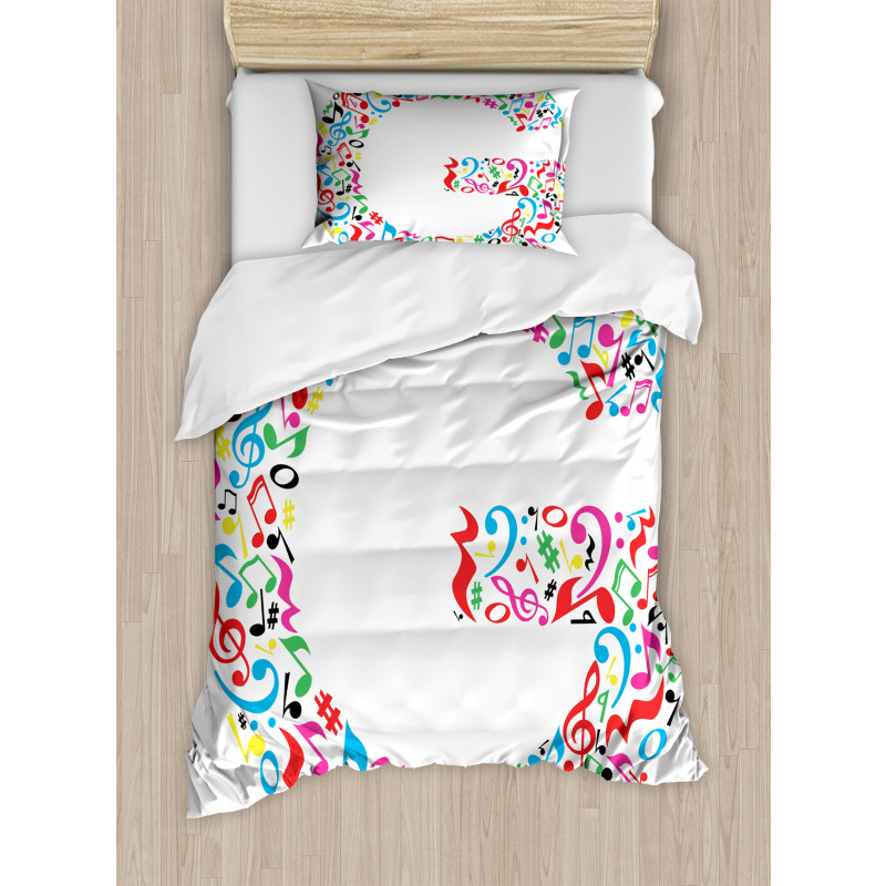 Majuscule Music Theme Duvet Cover Set