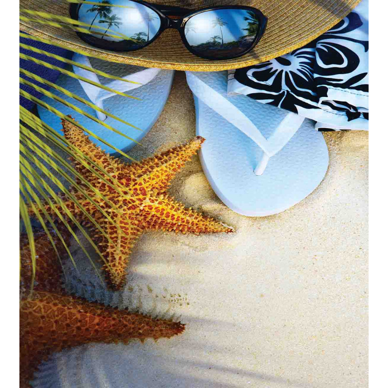 Tropical Beach Seashell Duvet Cover Set