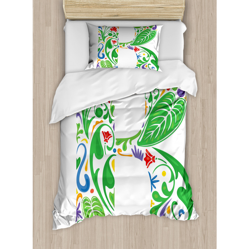 Capital B Spring Herbs Duvet Cover Set