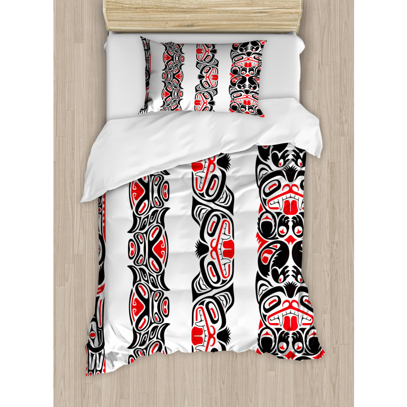 Haida Motifs Style Duvet Cover Set