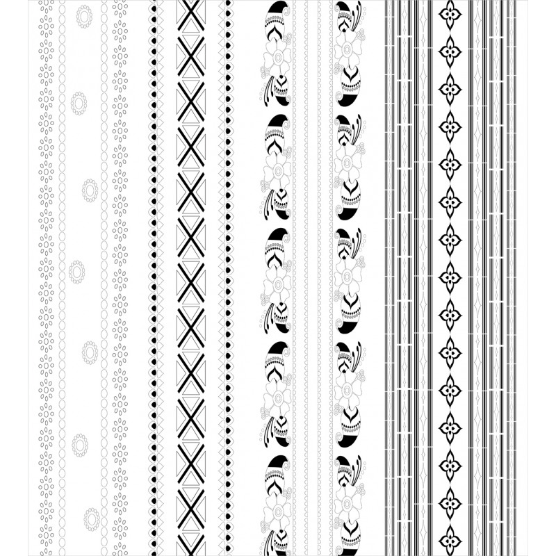 Eastern Style Vertical Stripes Duvet Cover Set