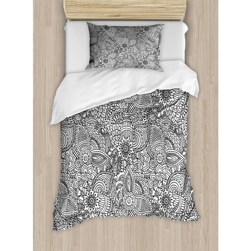 Monochorme Pattern Duvet Cover Set